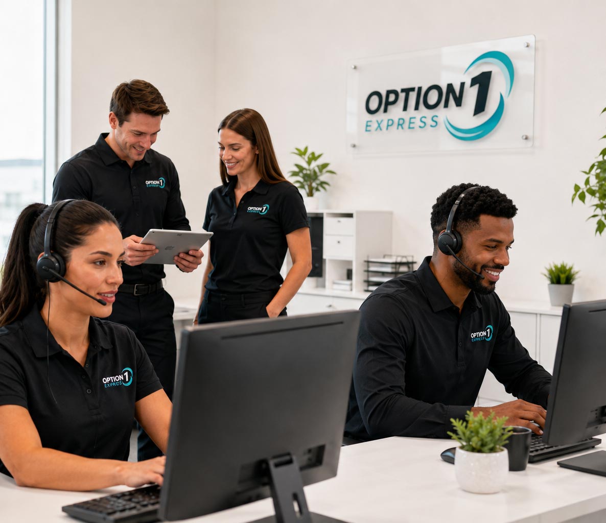 Option 1 Express dispatch and support team