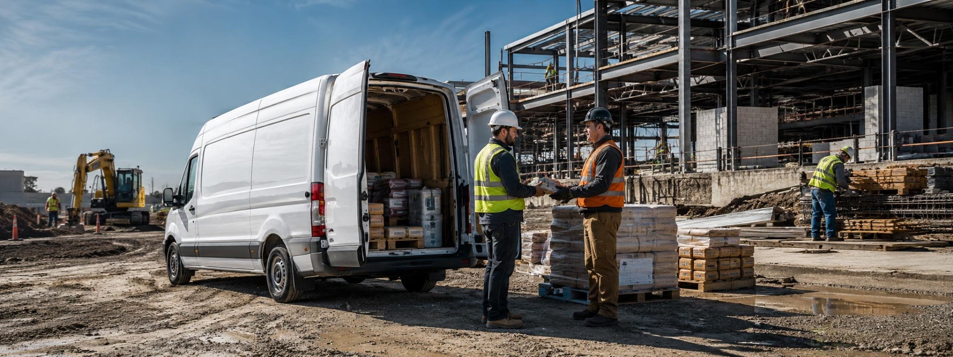 Construction site delivery